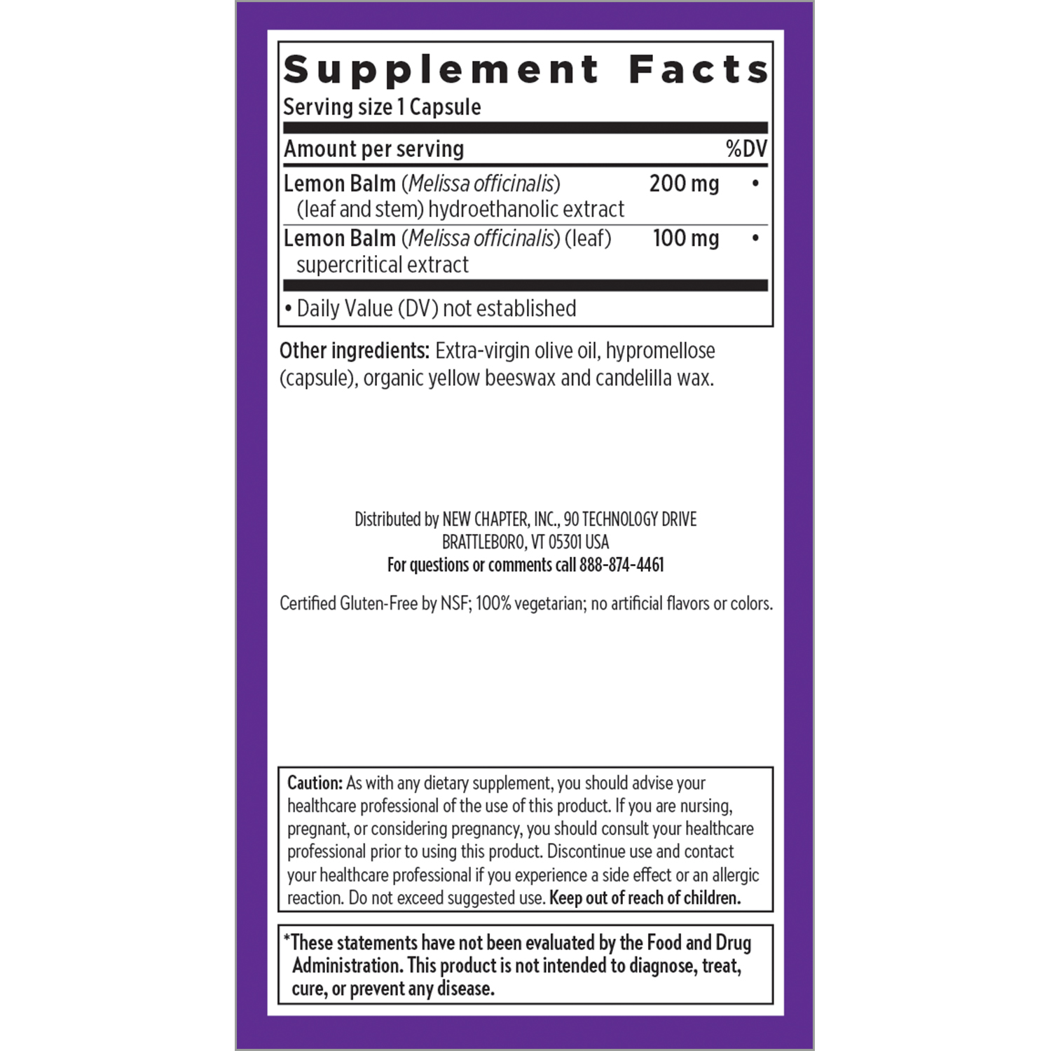 Supplement Facts