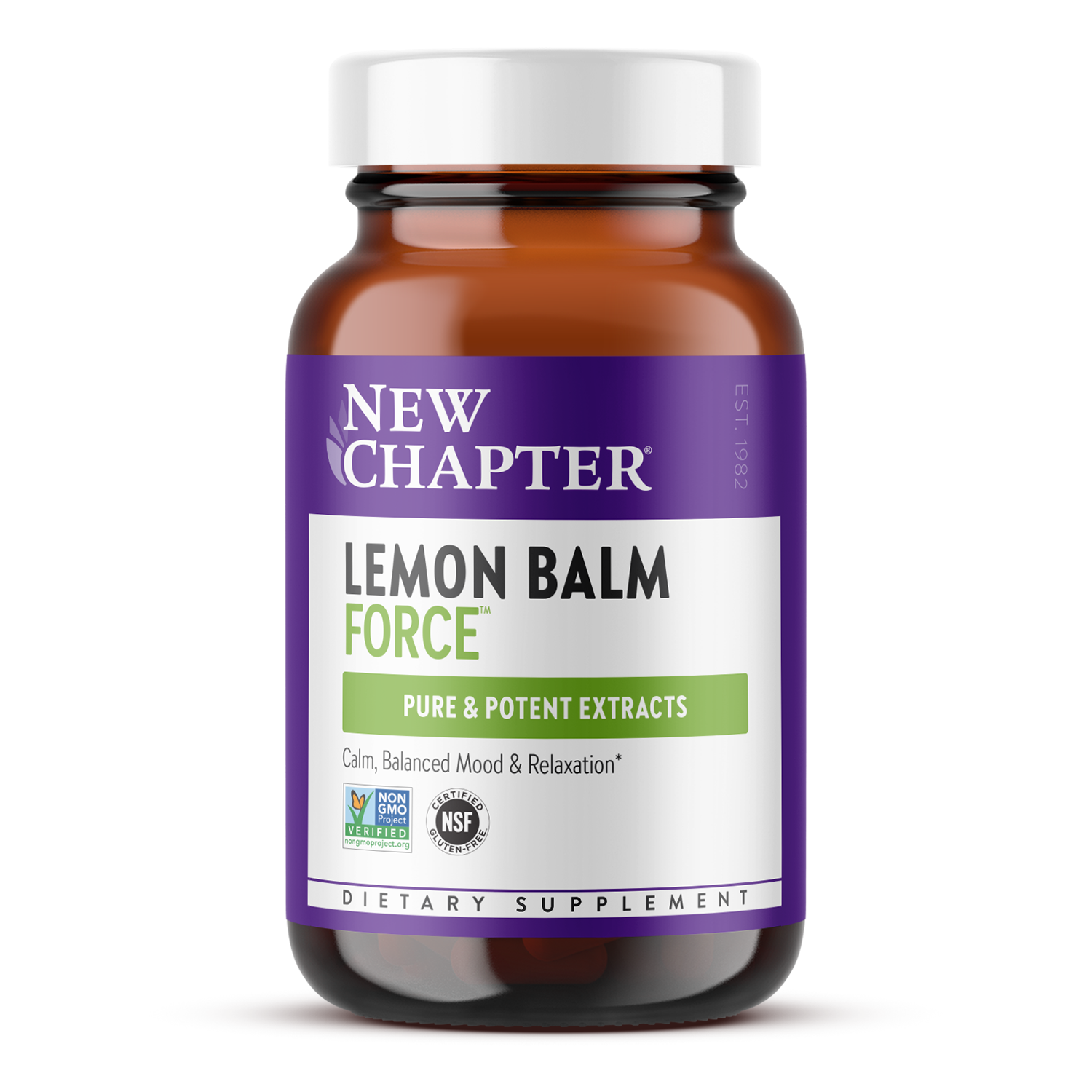New Chapter Lemon Balm Force Bottle