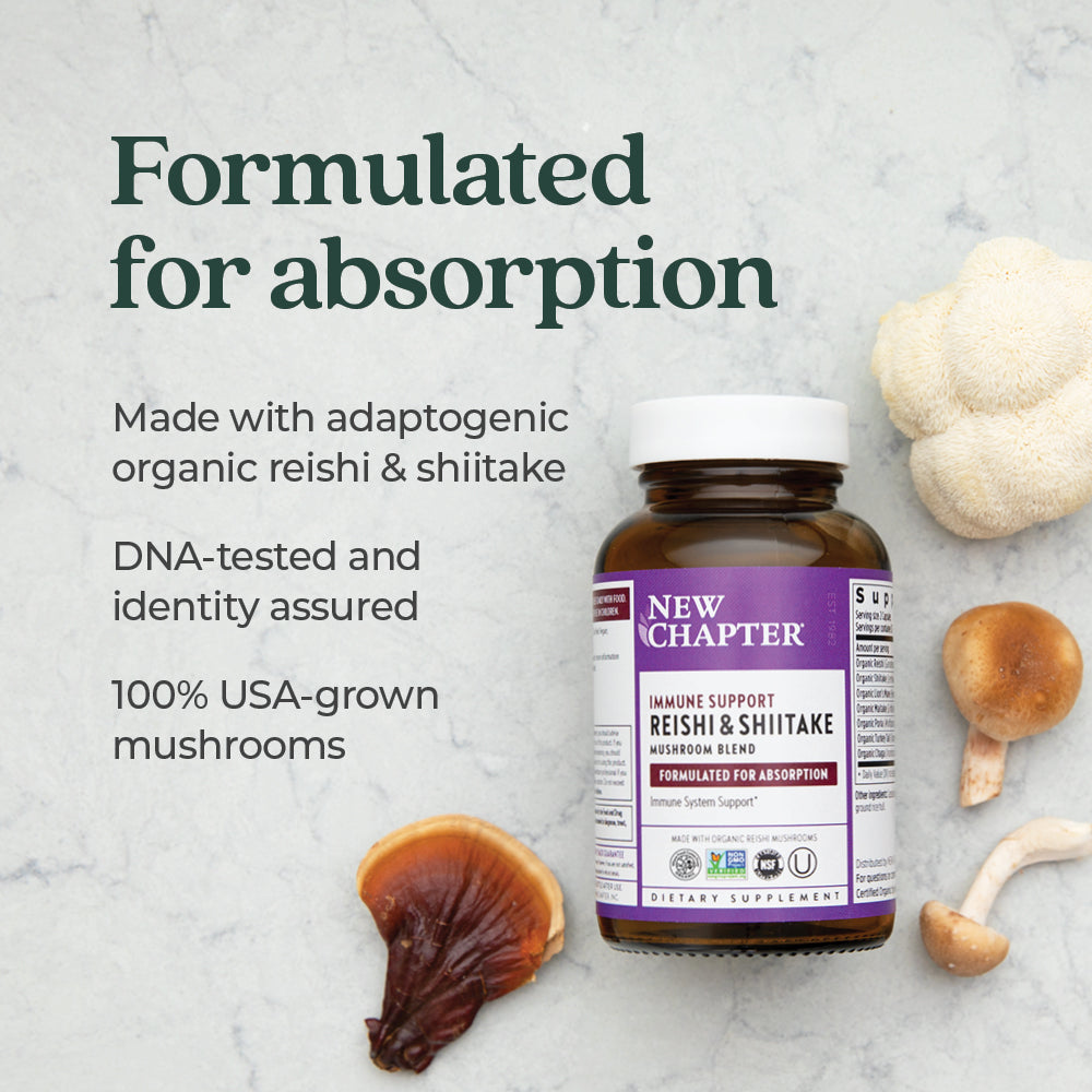 Immune Support: Reishi & Shiitake Mushroom Blend