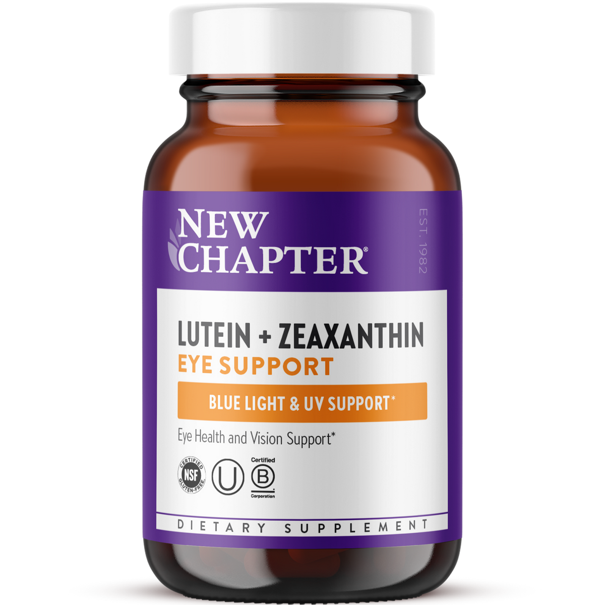 New Chapter Lutein + Zeaxanthin Eye Support Bottle