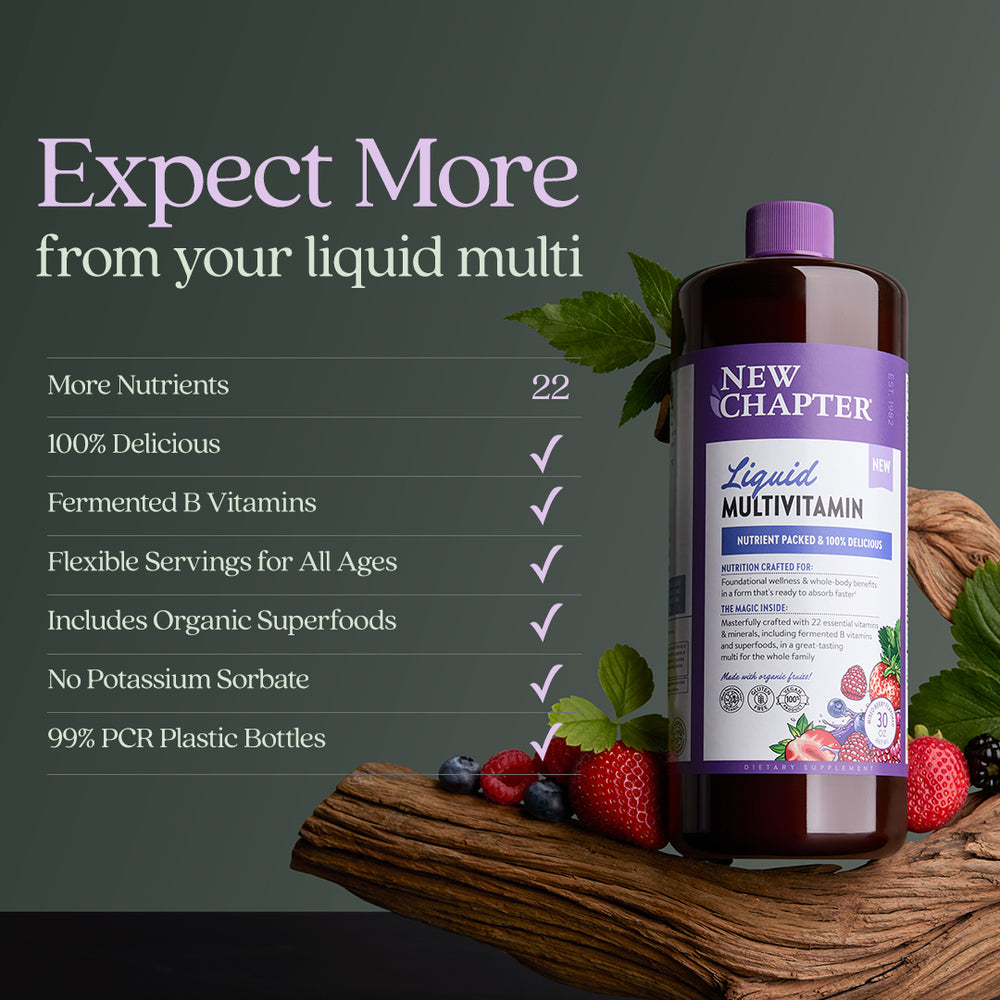Liquid Multivitamin for Adults & Kids | New Chapter