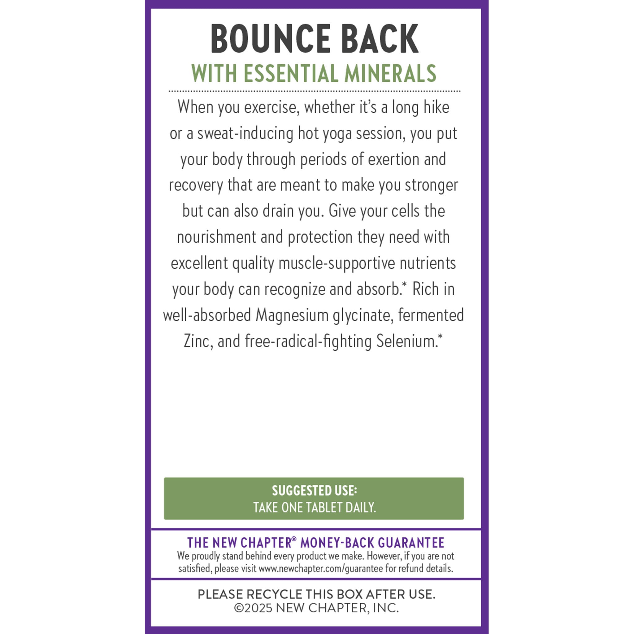 Bounce Back with Essential Minerals