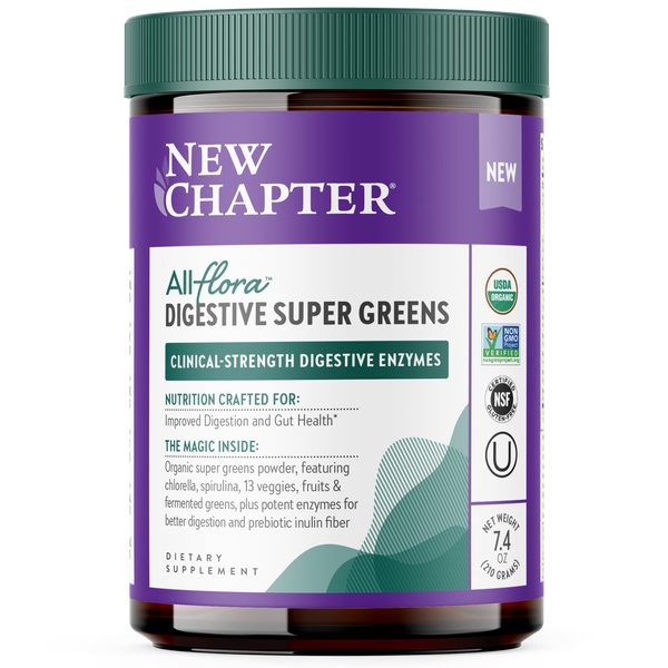 All-Flora™ Digestive Super Greens Powder | New Chapter