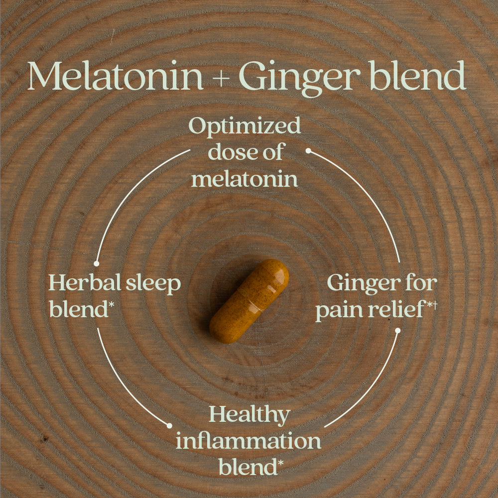 Restful Sleep and Pain Relief: Melatonin & Ginger