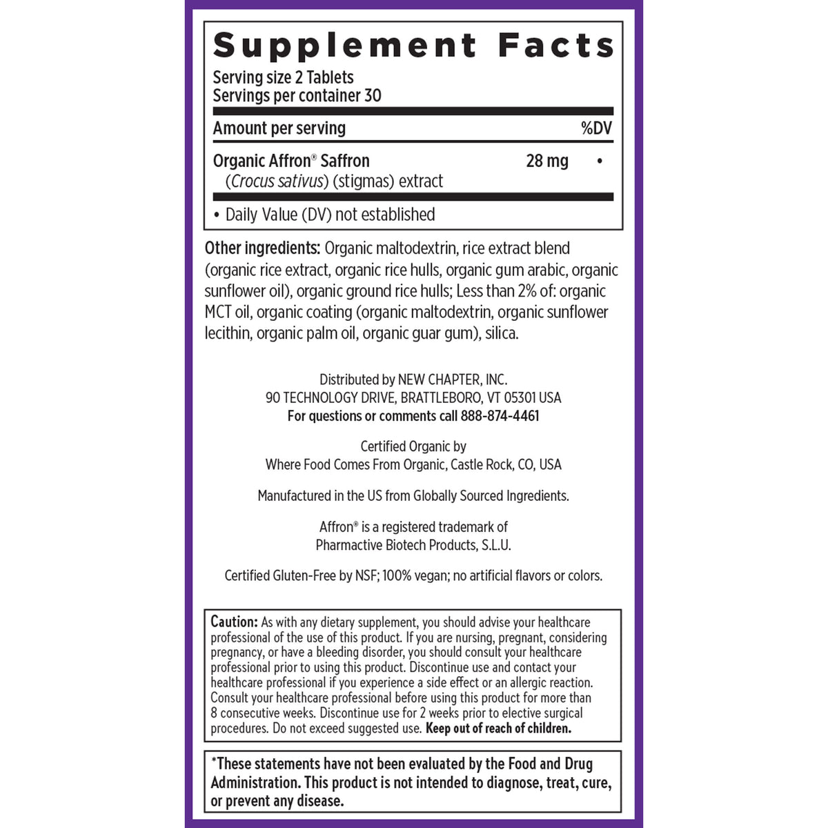 Supplement Facts