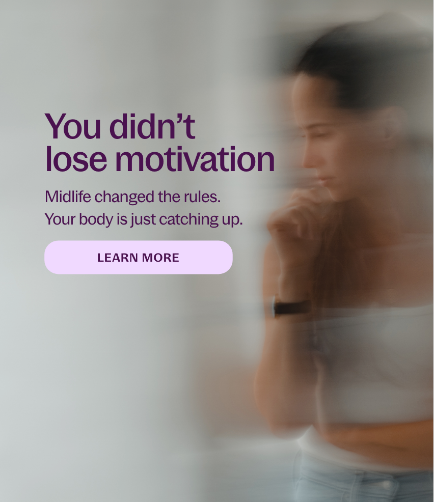 you didn't lose motivation midlife changed the rules. Your body is just catching up 