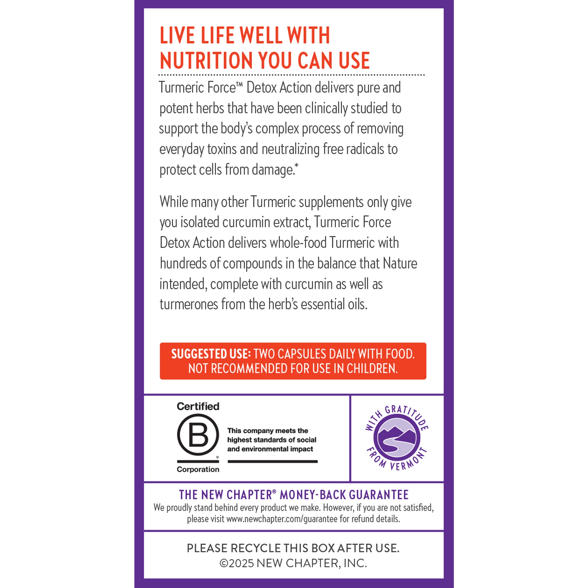 Live Life Well with Nutrition You Can Use