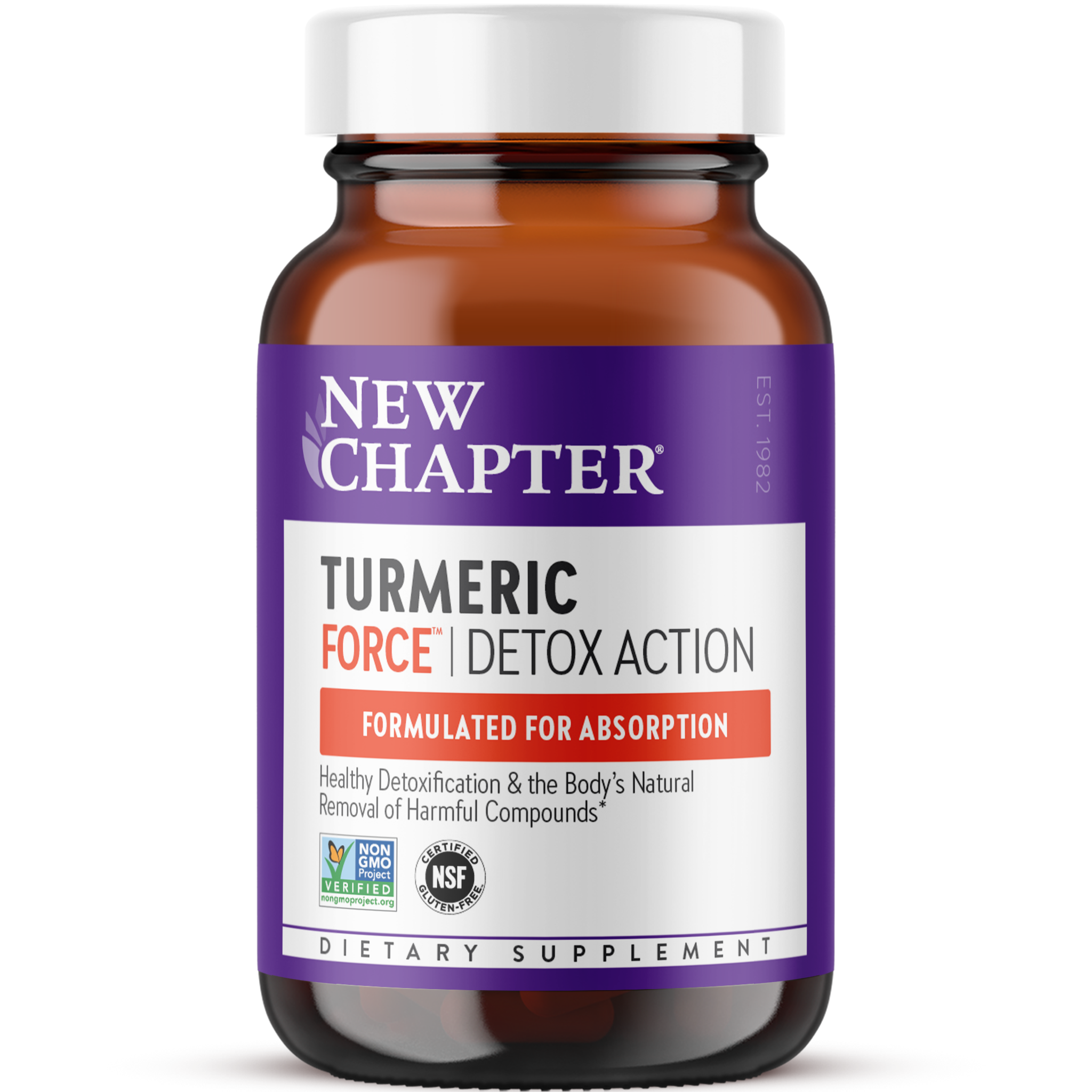 New Chapter Turmeric Force Detox Action Bottle