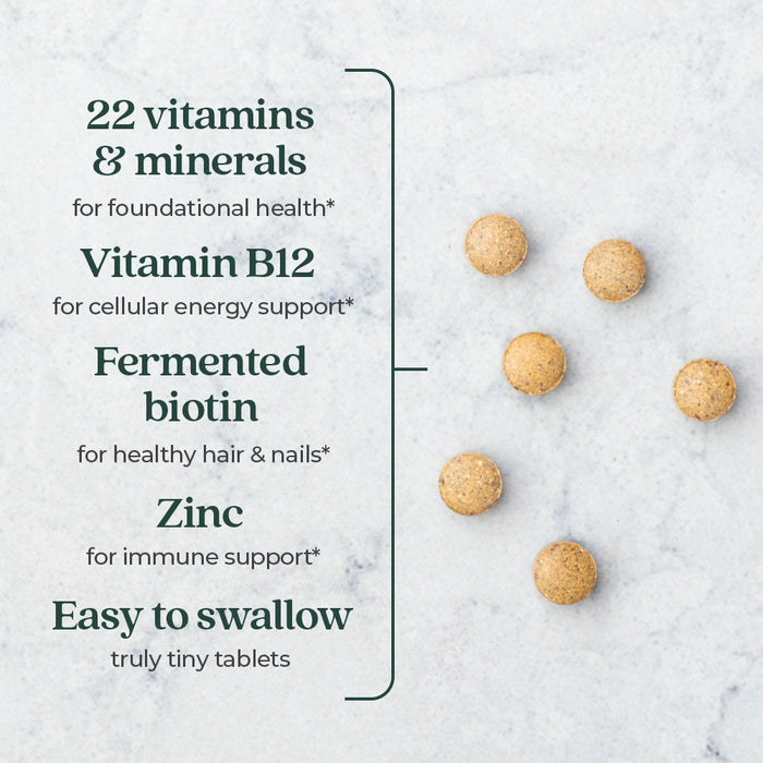 Tiny Tabsâ„¢ Multivitamin | Small Vitamin Tablets | New Chapter