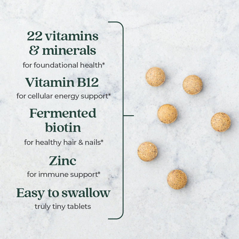Mini Multivitamins Tiny Tabs™ Multivitamin | Small Vitamin Tablets | New Chapter
