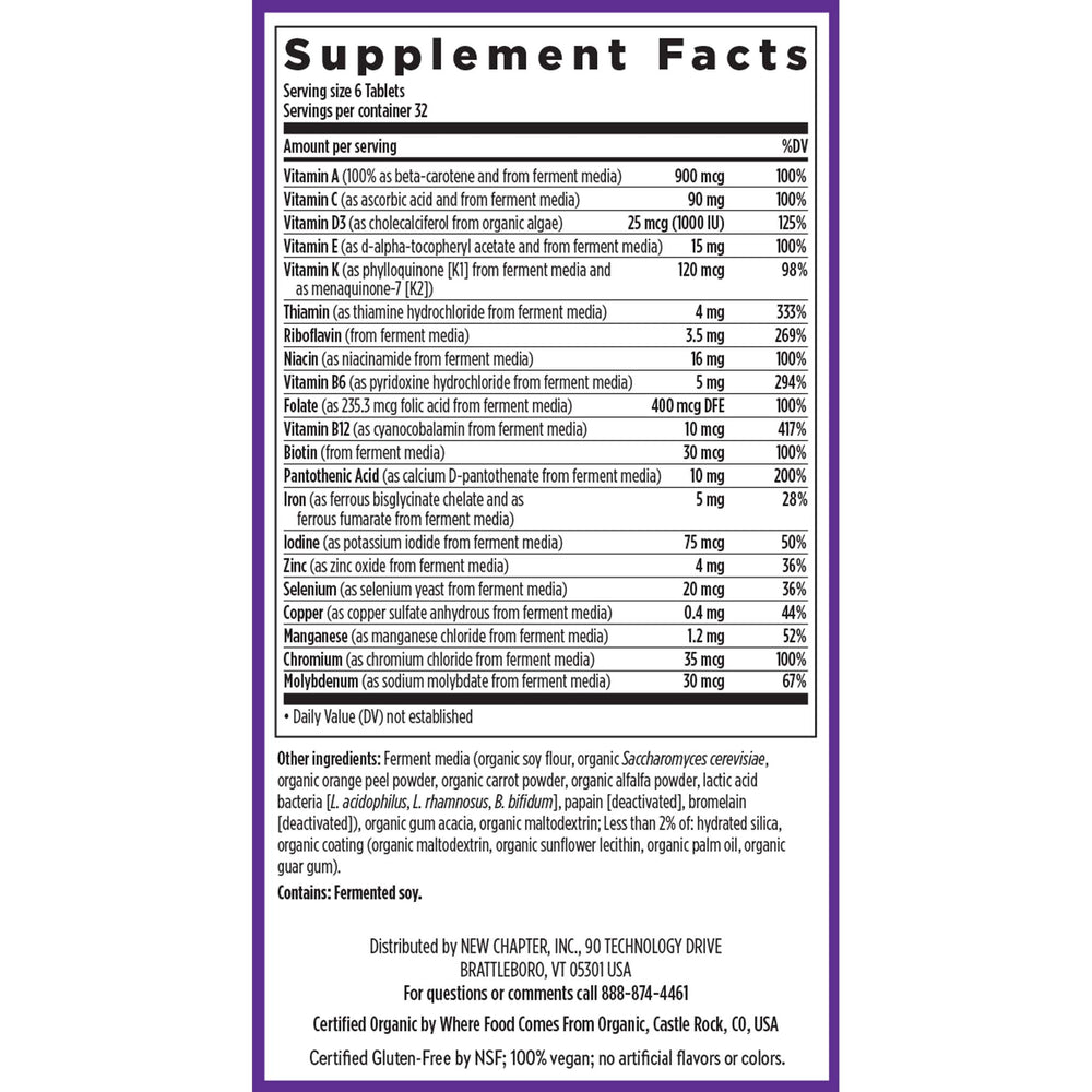 Tiny Tabsâ„¢ Multivitamin | Small Vitamin Tablets | New Chapter
