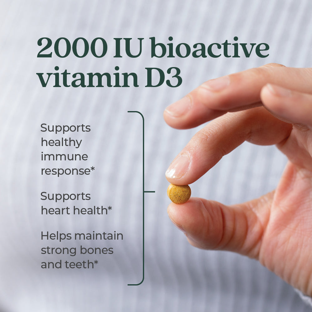 2000 IU bioactive vitamin D3