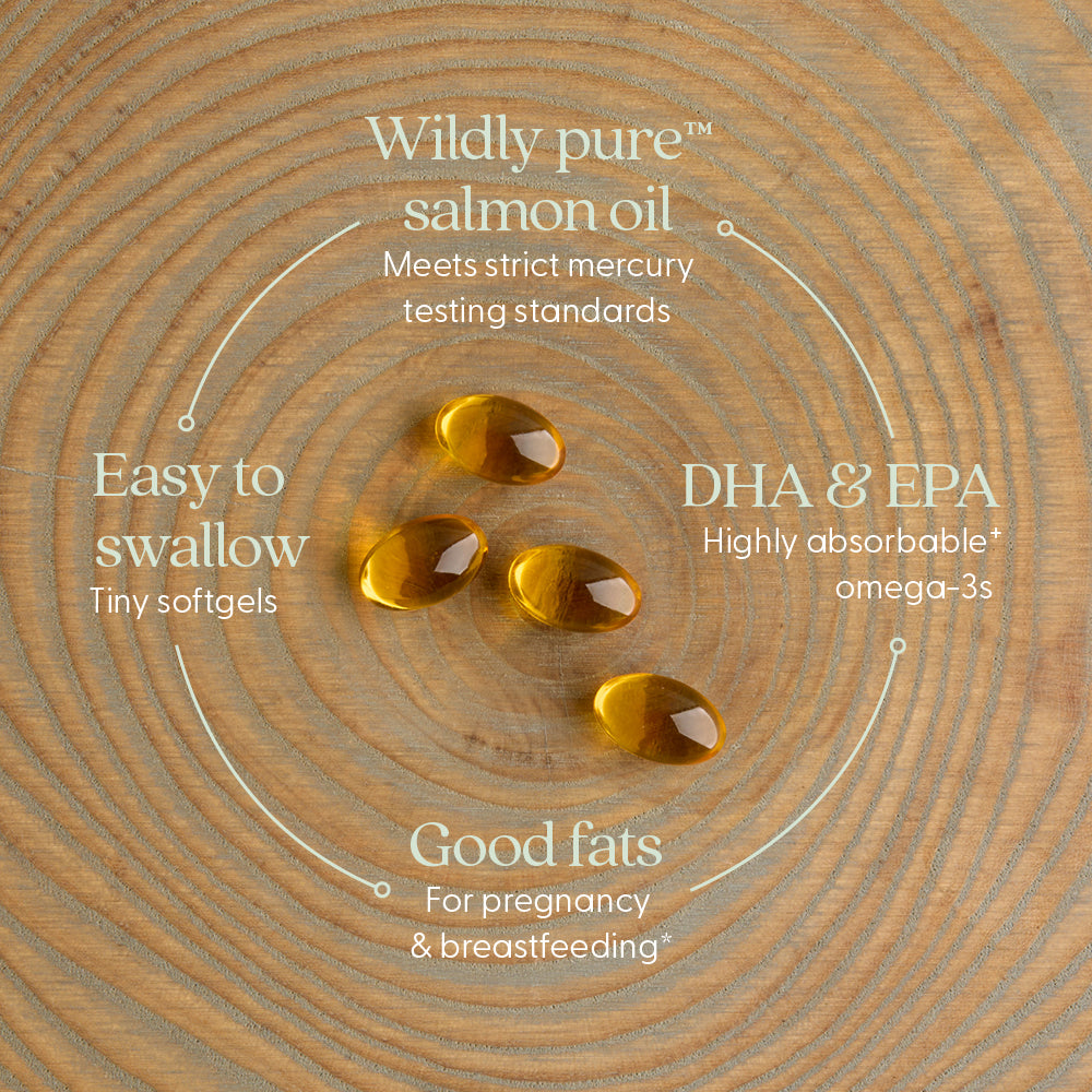 Wildly pure salmon oil, easy to swallow, Good Fats, DHA & EPA