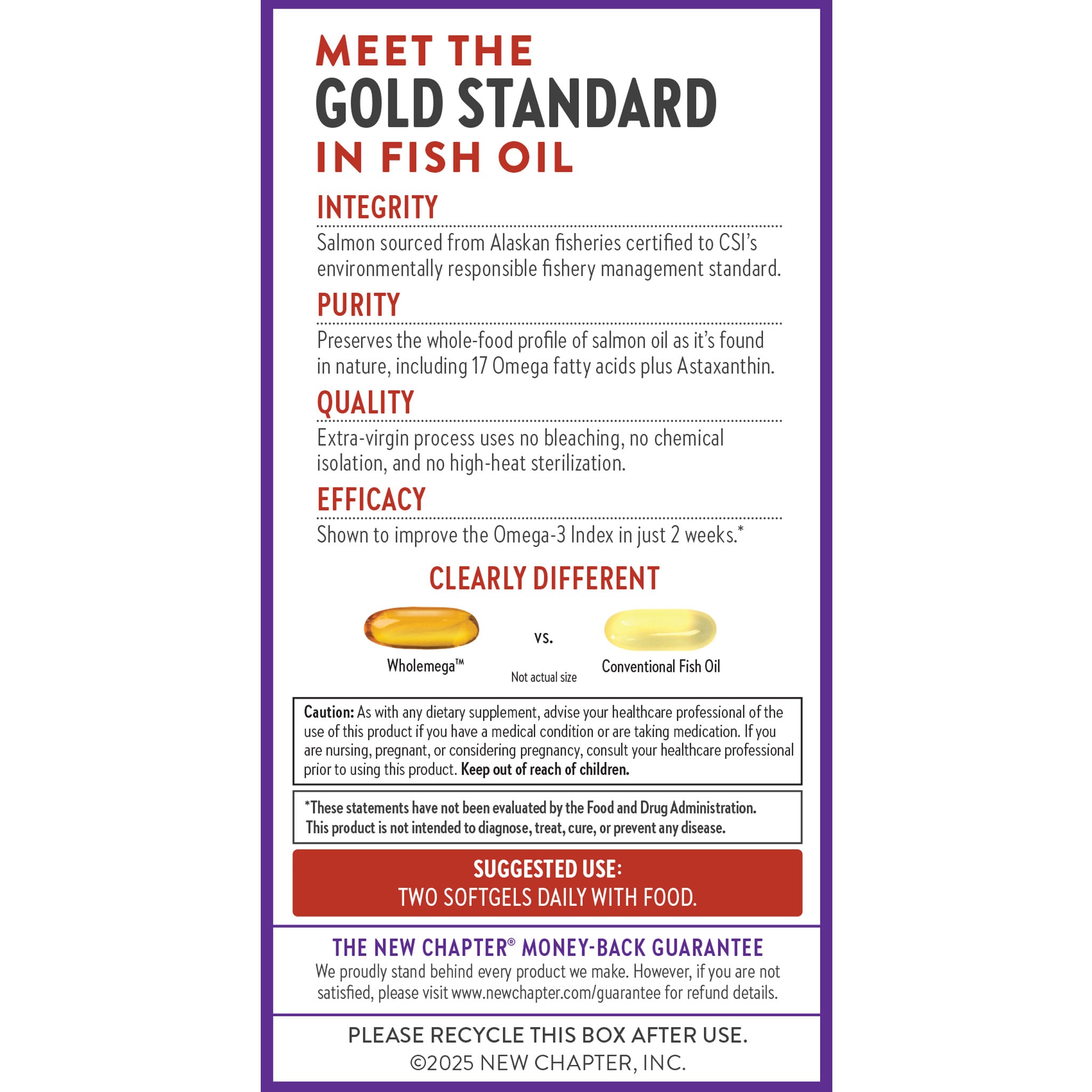 Meet the Gold Standard in Fish Oil, Integrity, Purity, Quality & Efficacy 