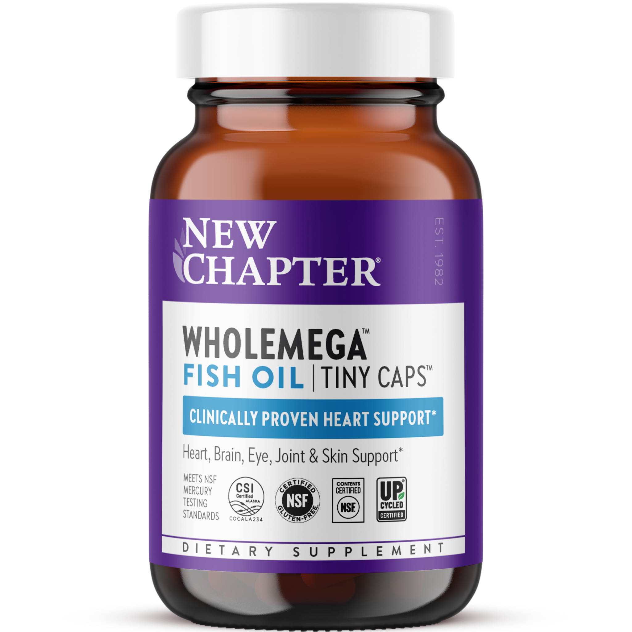 Wholemega Fish Oil Tiny Caps Bottle