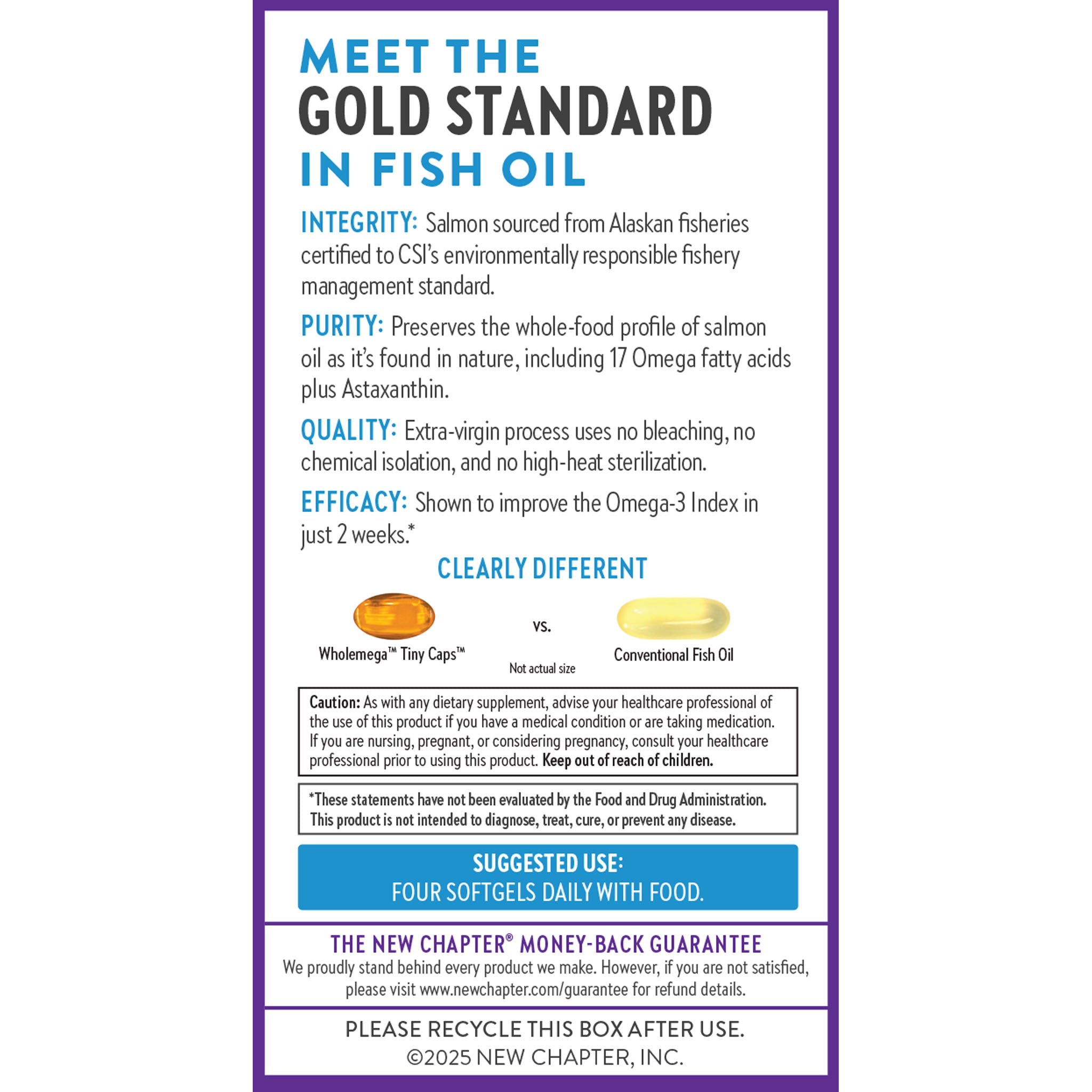 Meet the Gold Standard in Fish Oil, Integrity, Purity, Quality & Efficacy