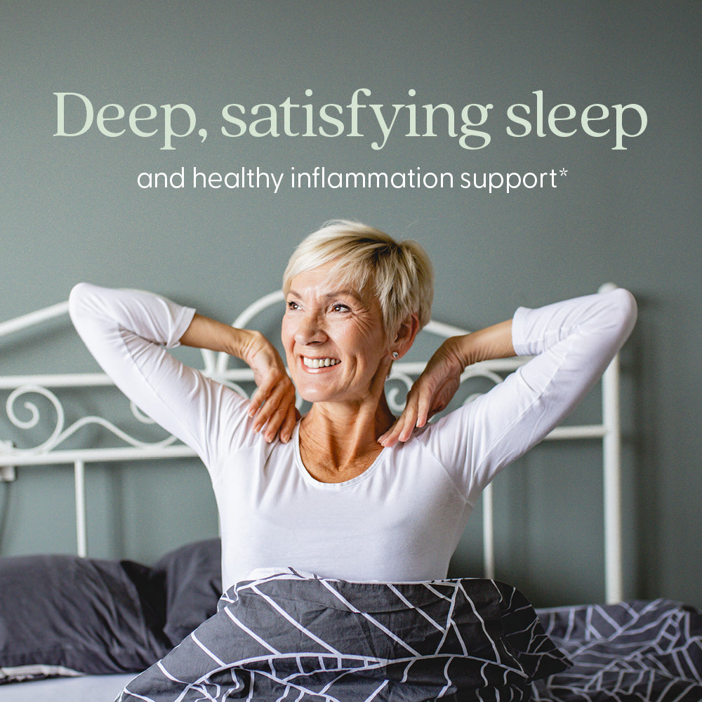Deep, satisfying sleep and healthy inflammation support