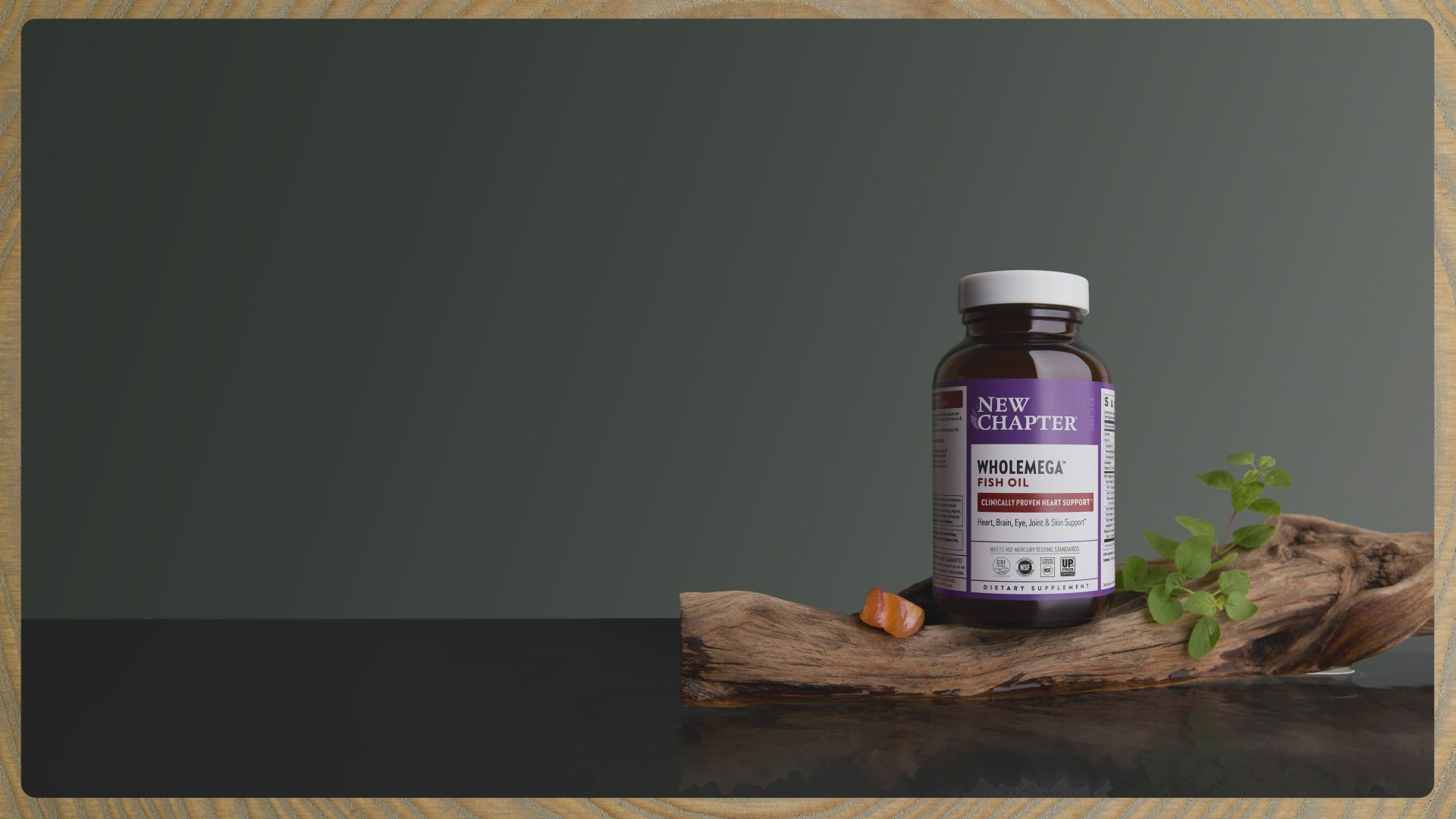 New Chapter Wholemega Fish Oil Video