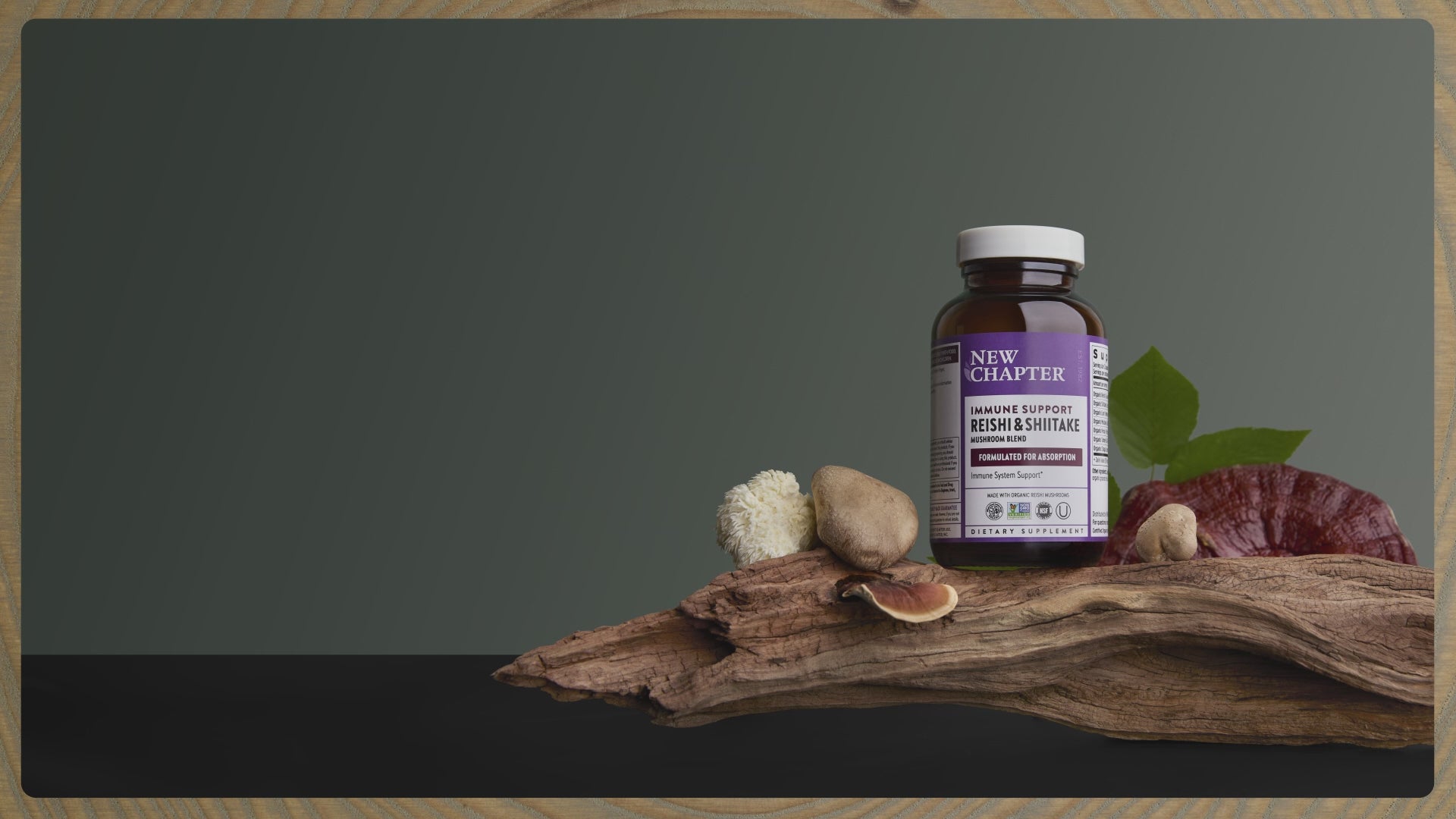 Immune Support: Reishi & Shiitake Mushroom Blend | New Chapter
