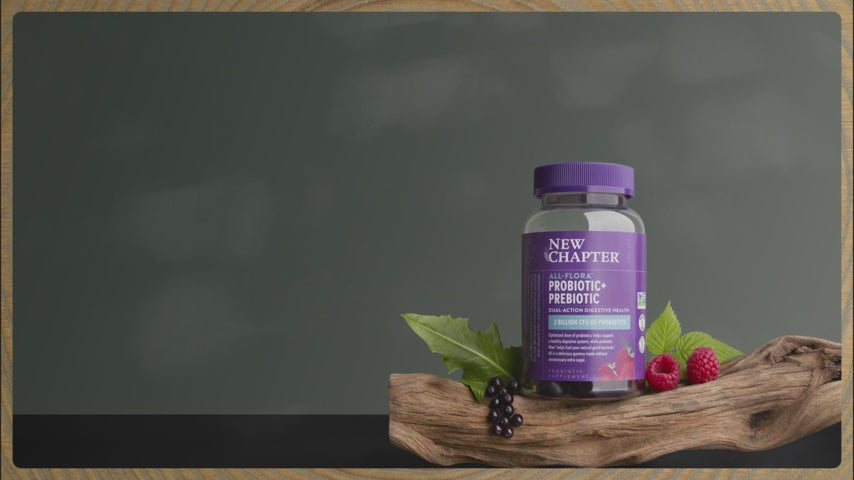 New Chapter All-Flora Probiotic + Prebiotic Gummies Video